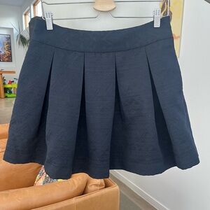 Banana Republic Jacquard Textured Pleated Mini Skirt